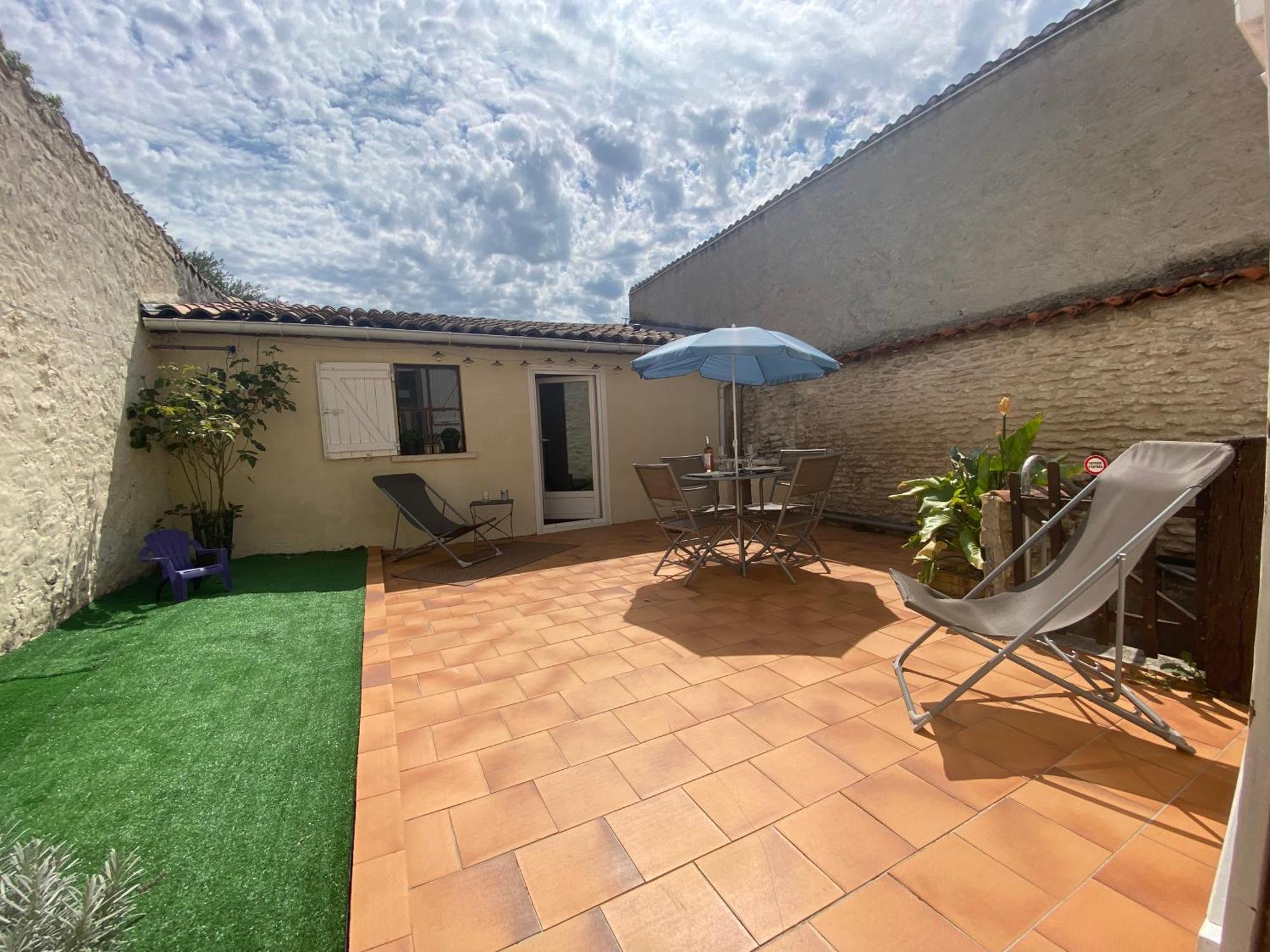 Charmante Maison Avec Cour Privative Cognac Exteriör bild